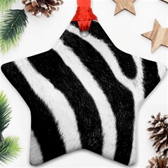 Zebra Star Ornament (Two Sides) from ArtsNow.com Back