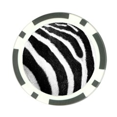 Zebra Poker Chip Card Guard (10 pack) from ArtsNow.com Back