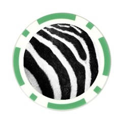 Zebra Poker Chip Card Guard (10 pack) from ArtsNow.com Back