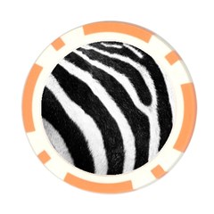 Zebra Poker Chip Card Guard (10 pack) from ArtsNow.com Back