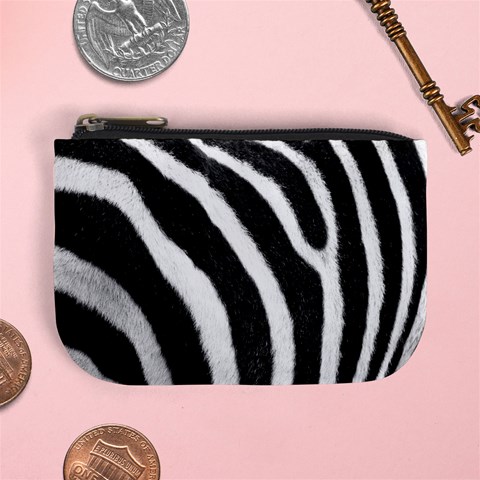 Zebra Mini Coin Purse from ArtsNow.com Front