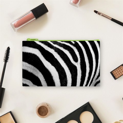 Zebra Cosmetic Bag (Small) from ArtsNow.com Front