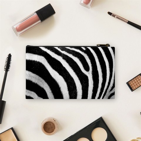 Zebra Cosmetic Bag (Small) from ArtsNow.com Back