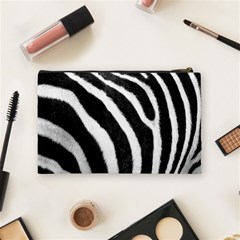 Zebra Cosmetic Bag (Medium) from ArtsNow.com Back