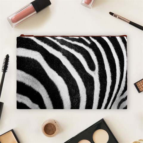 Zebra Cosmetic Bag (Large) from ArtsNow.com Front