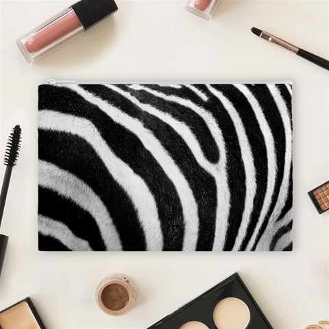 Zebra Cosmetic Bag (Large) from ArtsNow.com Front