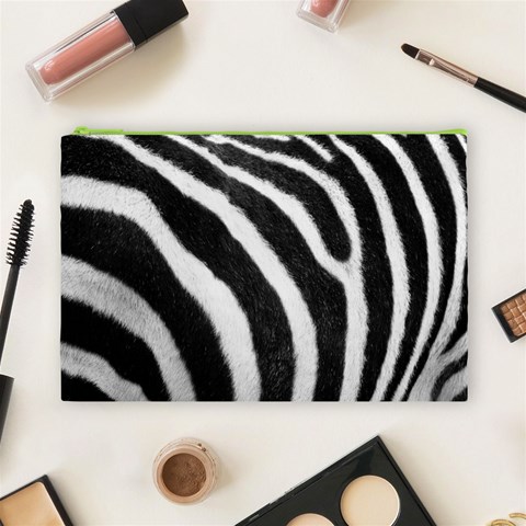Zebra Cosmetic Bag (Large) from ArtsNow.com Front