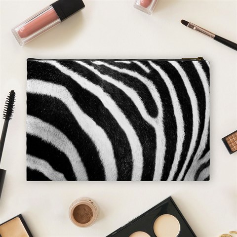 Zebra Cosmetic Bag (Large) from ArtsNow.com Back