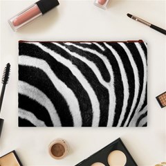 Zebra Cosmetic Bag (Large) from ArtsNow.com Back