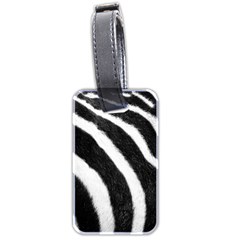 Zebra Luggage Tag (two sides) from ArtsNow.com Front