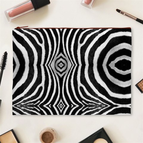 Zebra Cosmetic Bag (XL) from ArtsNow.com Front