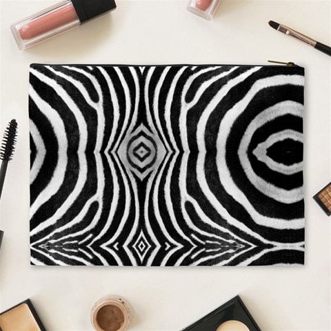 Zebra Cosmetic Bag (XL) from ArtsNow.com Back