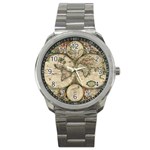 world-map1689 Sport Metal Watch