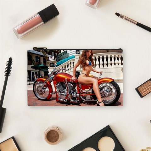 Chopper & Nancy Cosmetic Bag (Small) from ArtsNow.com Front