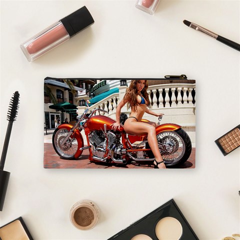 Chopper & Nancy Cosmetic Bag (Small) from ArtsNow.com Back