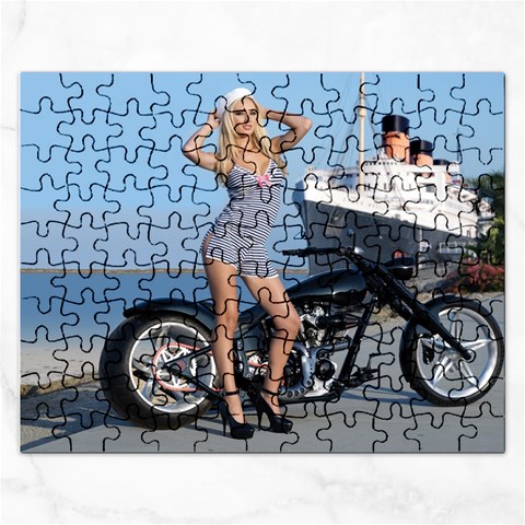 Black Rebel Jigsaw Puzzle (Rectangular) from ArtsNow.com Front