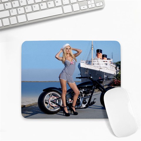 Black Rebel Small Mousepad from ArtsNow.com Front