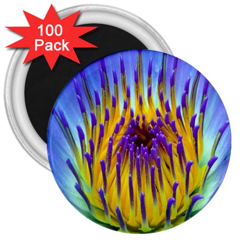 Water Lily 3  Magnet (100 pack) from ArtsNow.com Front