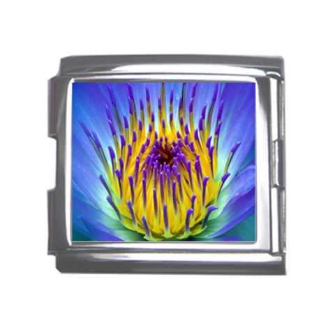 Water Lily Mega Link Italian Charm (18mm) from ArtsNow.com Front