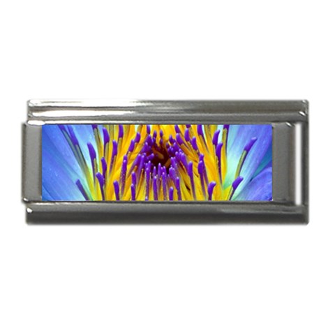 Water Lily Superlink Italian Charm (9mm) from ArtsNow.com Front