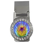 Water Lily Money Clip (CZ)
