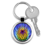 Water Lily Key Chain (Round)