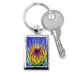 Water Lily Key Chain (Rectangle)