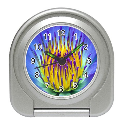 Water Lily Travel Alarm Clock from ArtsNow.com Front