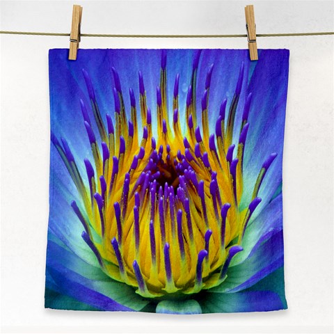 Water Lily Face Towel from ArtsNow.com Front