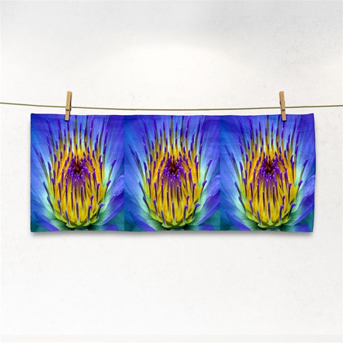 Water Lily Hand Towel from ArtsNow.com Front