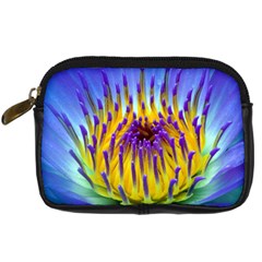 Water Lily Digital Camera Leather Case from ArtsNow.com Front