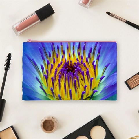 Water Lily Cosmetic Bag (Medium) from ArtsNow.com Front