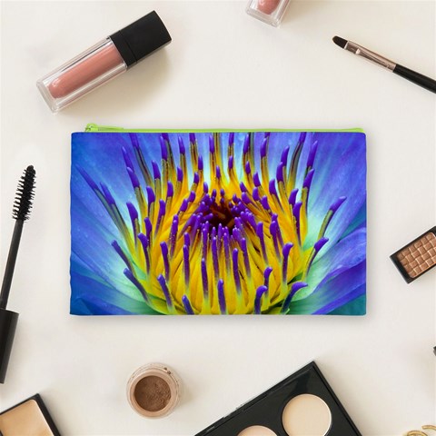 Water Lily Cosmetic Bag (Medium) from ArtsNow.com Front