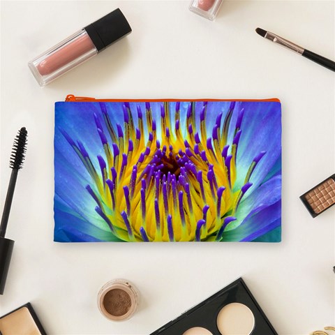 Water Lily Cosmetic Bag (Medium) from ArtsNow.com Front