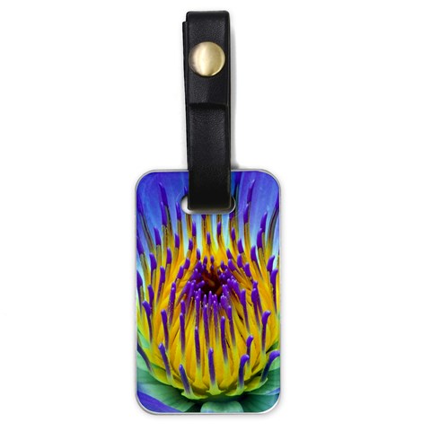 Water Lily Luggage Tag (one side) from ArtsNow.com Front