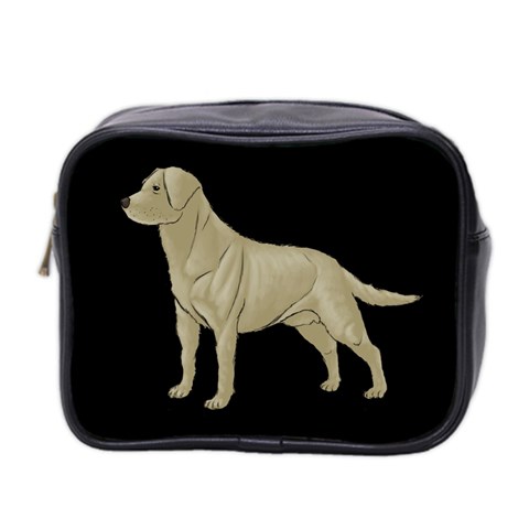 BB Yellow Labrador Retriever Dog Gifts Mini Toiletries Bag (Two Sides) from ArtsNow.com Front
