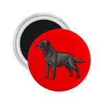 BR Black Labrador Retriever Dog Gifts 2.25  Magnet