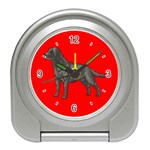 BR Black Labrador Retriever Dog Gifts Travel Alarm Clock
