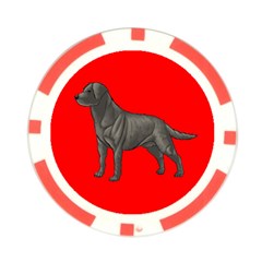 BR Black Labrador Retriever Dog Gifts Poker Chip Card Guard (10 pack) from ArtsNow.com Back