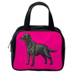 BP Black Labrador Retriever Dog Gifts Classic Handbag (Two Sides) from ArtsNow.com Back