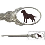 BW Chocolate Labrador Retriever Dog Gifts Letter Opener