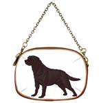 BW Chocolate Labrador Retriever Dog Gifts Chain Purse (Two Sides)