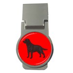 BR Chocolate Labrador Retriever Dog Gifts Money Clip (Round)