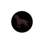 BB Chocolate Labrador Retriever Dog Gifts Golf Ball Marker (10 pack)