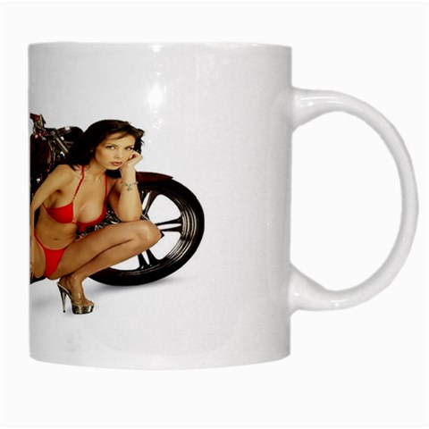 Red Hot Cruiser White Mug from ArtsNow.com Right