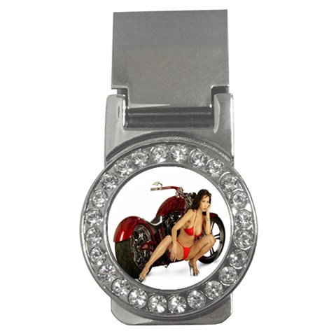 Red Hot Cruiser Money Clip (CZ) from ArtsNow.com Front