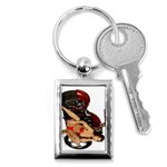 Red Hot Cruiser Key Chain (Rectangle)