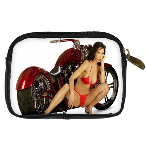 Red Hot Cruiser Digital Camera Leather Case from ArtsNow.com Back