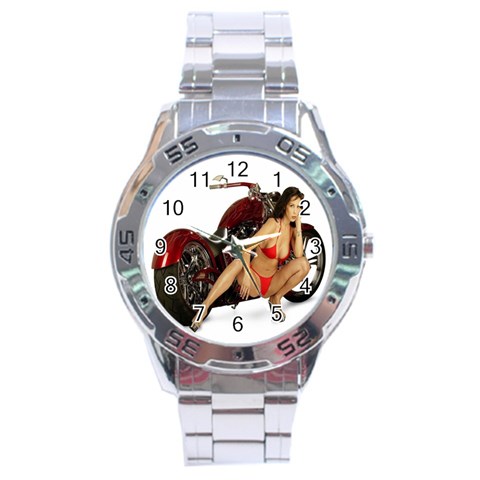 Red Hot Cruiser Stainless Steel Analogue Men’s Watch from ArtsNow.com Front