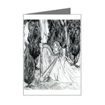 Harper Among the Yew Mini Greeting Card